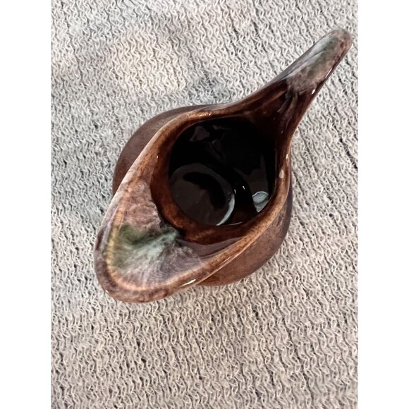 Vintage Pottery Canadian Art McMaster Toronto Canada Green Brown‎ Small Creamer - Picture 3 of 10